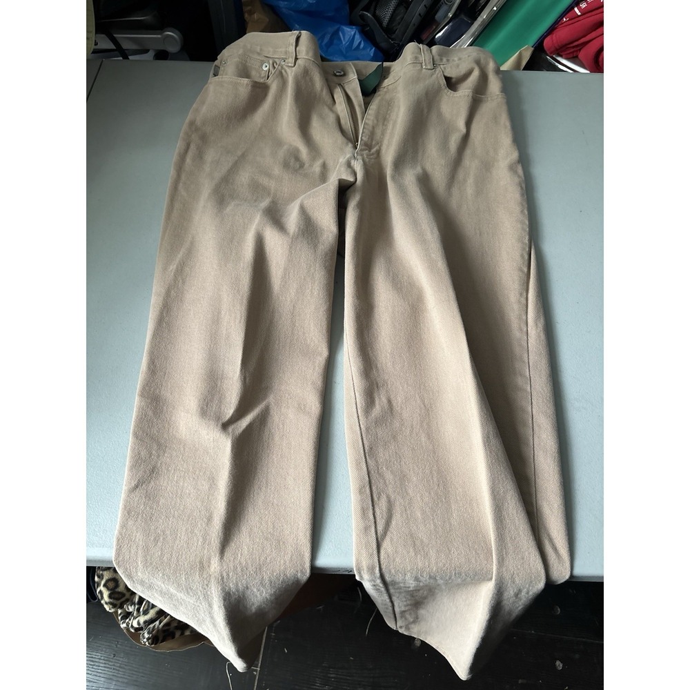 Ralph Lauren Pants Women 14 Butterscotch Straight Stretch Cotton Lauren Jeans